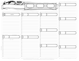 Initially just sheets of paper that players would copy information onto, wizards of the coast started releasing their own character sheets specifically for the game. 9bit S D D Character Sheet The Blog Of 9bit