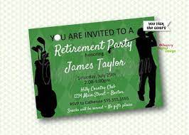 Whether they love to golf or enjoy painting, you can tailor your theme to the retiree's hobbies. Golf Themed Retirement Party Printable Or Printed Digital Etsy Retirement Party Invitations Retirement Invitations Retirement Parties