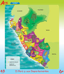 El Peru Y Sus Departamentos Arti Creativo