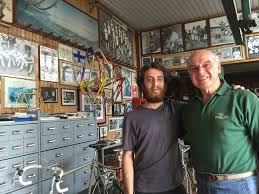 A visit to bicycle maker Alberto Masi and Simone D'Urbino. Under the Milano  Vigorelli track. #masi, #vigorelli