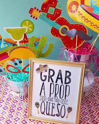 Birthday Photo Booth Props Words Grab A Prop And Say Queso Fiesta Photo Booth Prop Birthday Etsy With Images Mexican Party Theme Mexican Birthday Parties Photo Booth Props Birthday