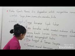 Kata nama ialah perkataan yang boleh menjadi unsur inti bagi binaan frasa nama. Kata Ganti Nama Diri Yeshmitha Murugan Youtube