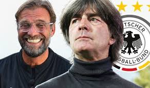 Joachim löw, head coach of germany, looks on during a training session. Joachim Low To Step Down As Germany Manager With Liverpool Boss Jurgen Klopp Linked Football Sport Express Co Uk
