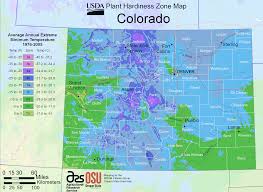 Colorado Plant Hardiness Zone Map Mapsof Net