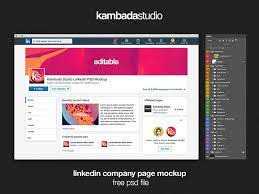 Download Linkedin Profile Mockup Free Psd Template Psd Repo