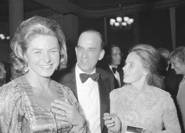 Ingrid Bergman Print with Ingmar Bergman and Wife