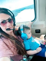 Baby's first flight experience