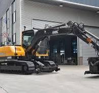 Railroad Equipment Hirail Excavator for Railway Ballast ...