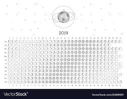 moon calendar 2019 northern hemisphere