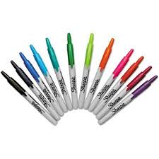 Sharpie Retractable Fine Point Markers 12 Set Quantity Walmart Com Sharpie Fine Fine Point Permanent Marker Sharpie Permanent Markers