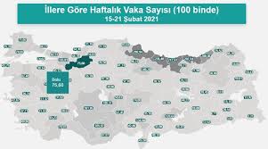 İllere göre haftalık vaka sayısı, her 100 bin kişide i̇stanbul'da 60,19, ankara'da 35,49, i̇zmir'de 44,39 oldu. Jgv1stsxsrjxvm