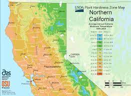Northern California Plant Hardiness Growing Zones Plant Hardiness Zone Map Plant Hardiness Zone California Plants
