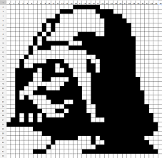 Darth Vader Cross Stitch Pattern Two Colour Minions Amigurumi Punto De Cruz Bordados En Punto Cruz