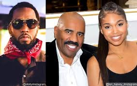 Despite them sharing a last name.yoooooo steve harvey your dad? P Diddy And Lori Harvey Flaunt Pdas In Front Of Dad Steve During Italian Vacay