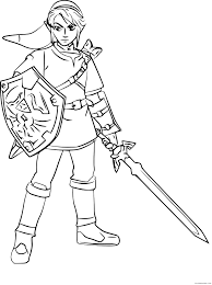 You can also search for your favorite coloring subjects with the print and color search engine. Zelda Coloring Pages Link To Print Coloring4free Coloring4free Com