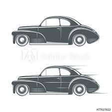Black And White Classic Car Icon Classic Cars Black And White Retro Cars