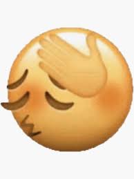 Embarrassed Emoji Sticker By Livdawn In 2021 Cute Love Memes Emoji Meme Cute Memes