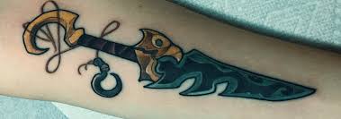 Awesome evil chef with spoon, fork and knife tattoo design. 150 Sharp Dagger Knife Tattoo Designs 2021 Ideas
