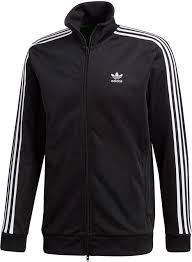 Black And Gold Adidas Zip Up Hoodie Adidas Men S Beckenbauer Track Jacket Streetwear Jackets Track Suit Men Adidas