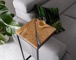 Pedido Personalizado Para Mhamdan Mesa De Resina De Borde Etsy In 2020 Resin Table Epoxy Resin Table Live Edge Table