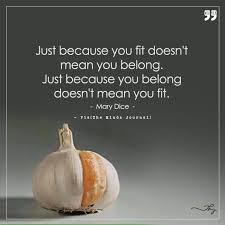 Not Every Place You Fit In Is Where You Belong Mindfulness Journal Buddha Quotes Life Food For Thought