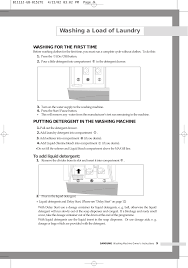 It has become apparent that people prefer to purchase this kind of machine to ensure that the so if you are ready to start using laundry pods in your home, then make sure you use the right ones for you. Washing A Load Of Laundry Washing For The First Time Putting Detergent In The Washing Machine Samsung B1113j User Manual Page 11 23