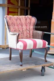 In Stock Vintage Channel Back Upholstered Wingback Chair Quot Mad About Paisley Coffee Chair Quot Available And In Stoc Diy Chair Furniture Paisley Chair