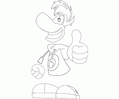 Color it to support your favorite ! Rayman Legends Coloring Pages Coloring Home