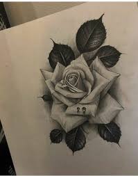Pin By Breno Nogueira On Rose Realistic Rose Tattoo Rose Tattoo Design Rose Flower Tattoos