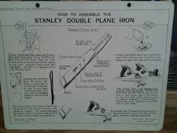 How To Assemble The Stanley Double Plane Iron Educational