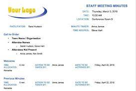 They're used to inform people who didn't attend the meeting about what happened, or to keep track of what was decided during the meeting so that you can revisit it and. Free Meeting Minutes Templates Instructions Smartsheet