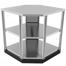 Storage cabinets are used to store kitchen ware. Newage Products Stainless Steel 90 Degree Corner 32 5 In W X 36 5 In H X 23 In D Outdoor Kitchen Shelf Cabinet 65006 The Home Depot Modular Outdoor Kitchens Outdoor Kitchen Cabinets Newage Products