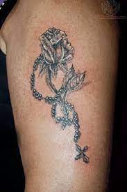 Rosary foot tattoos rosary bead tattoo ankle tattoos rosary beads rose tattoos beautiful rosary bead tattoos usually accompanied by the cross are an excellent way to display your faith, and. Maybe A Little Color Rose Tattoos For Women Rosary Bead Tattoo Rosary Tattoo Wrist