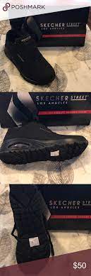 Skechers Str Los Angeles Air Cooled Memory Foam Skechers Skechers Black Sneakers Black