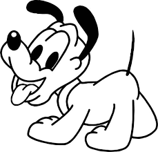 Coloring pages pluto coloring pages baby bone page pluto. Pin On Adult Coloring Pages