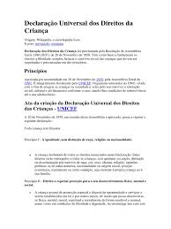 Em 20 de novembro de 1990, portugal ratificou a cdc, o tratado de direitos humanos mais rapida e amplamente ratificado do mundo. Imgv2 2 F Scribdassets Com Img Document 2207655