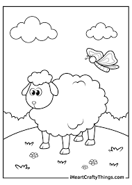 Sheep to print coloring pages are a fun way for kids of all ages to develop creativity, focus, motor skills, and color recognition. Printable Sheep Coloring Pages Updated 2021