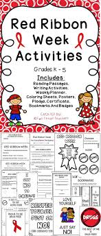 Red Ribbon Week Red Ribbon Week Red Ribbon Elementary Counseling