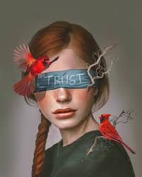 456 Me Gusta 14 Comentarios Em Elena Masci Illustrations En Instagram Quot Trust Illustration Drawing Digitalpor Aesthetic Art Art Surreal Art