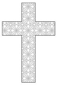 Cross coloring page that you can customize and print for kids. Free Printable Cross Coloring Pages Feltmagnet