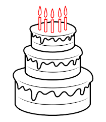 No birthday is complete without birthday cakes. Drawing A Cartoon Cake Cake Drawing Birthday Cake Pictures Simple Birthday Cake