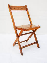 Vintage Oak Folding Chair Edward J Langan Co Etsy Chair Folding Chair Wood Folding Chair