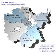 Obwohl sich beide bezirksarten geographisch decken, sind ihr sinn und zweck sowie ihre aufgaben unterschiedlich. Regierungsbezirk Mittelfranken