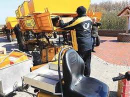 Hoch auf dem gelben Wagen