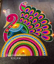 Peacock Kolam Rangoli Designs For Competition Big Rangoli Designs Rangoli Designs Kolam collection >peacock kolam designs collection. pinterest