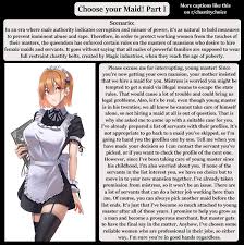 Choose your Maid! Part I [Maid][Femdom][Chastity][CYOA][Choice][Keyholder][ Hentai] : r chastitychoice