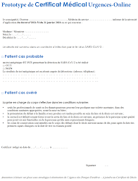 A reçu un résultat de test négatif, ou. Certificat De Deces D Un Patient Suspect D Infection A Medecine D Urgence Urgences Medicales