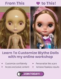 Blythe customization: Learn Doll Makeup techniques