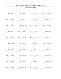 Algebra topics are also included in most standardized tests. Grade 2 Algebra Worksheets