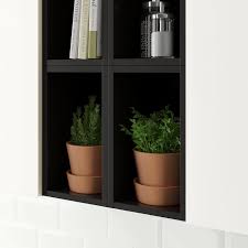 Tutemo Open Cabinet Anthracite Width 9 Ikea In 2020 Open Cabinets Ikea Open Storage